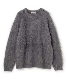 UNFILO MENS 【男女兼用】シャギー クルーネックニット