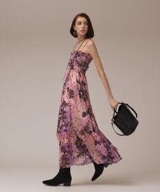 GRACE CONTINENTAL タイダイリーフプリントワンピース