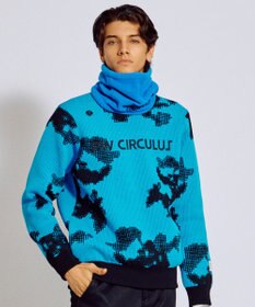 PW CIRCULUS 【MEN】Spark dot camouflage 軽量ニット ゴルフ