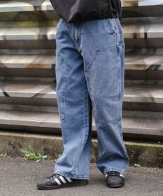 WEGO ワーカーズダブルニーパンツ