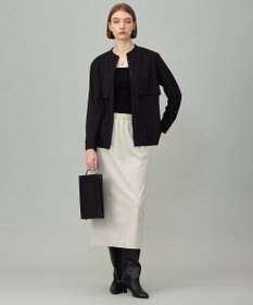 ICB L 【洗える】ストレッチスエード ナロースカート