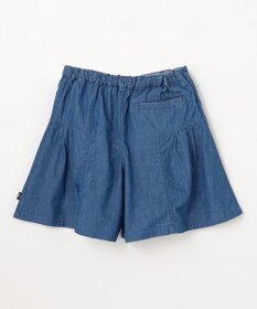 組曲 KIDS 【150-160㎝】 ブルーフラワーデニムキュロット