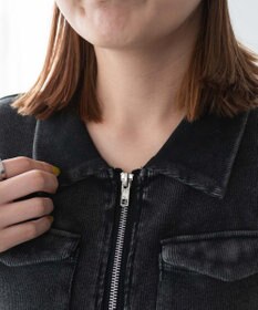 WEGO ポケットデザインWZIPトップス