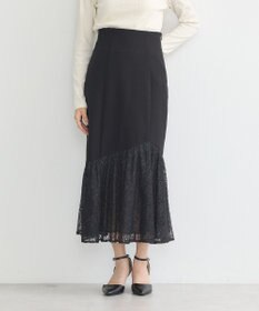 earth music&ecology レースドッキングスカート