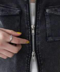 WEGO ポケットデザインWZIPトップス