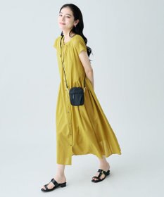 ANY シアーボイルシャツワンピース