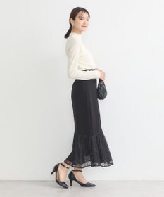 earth music&ecology レースドッキングスカート