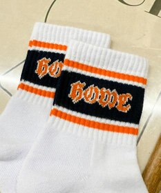 WEGO ラインロゴハイアンクルソックス