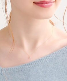 Phoebe 【K10】ジュエルラックネックレス　パール/6月誕生石/天然石/全長:40cm