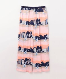 GRACE CONTINENTAL マリンプリントイージーパンツ