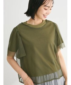 Green Parks ・ＳＵＧＡＲ　ＳＰＯＯＮ　ＳＥＴ２点チュールＴ＋カットＴ