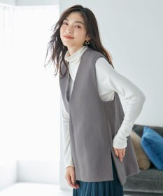 ANY フェイクウールベスト