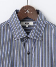 JOSEPH ABBOUD 【シルク×綿ブレンド】シルクコットンストライプ シャツ