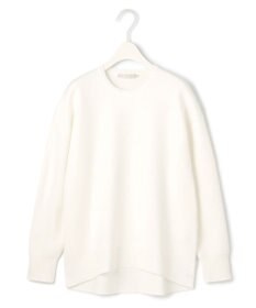 ICB 【WEB限定カラーあり・洗える】コットンポリエステルスムース  ニットプルオーバー