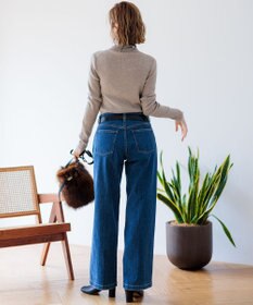 23区 【Oggi1月号/CLASSY.11月号掲載】ウーステッドウール リブタートルネック ニット