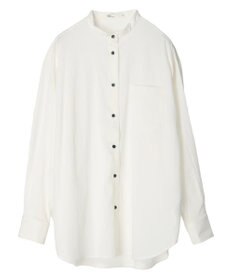 CRAFT STANDARD BOUTIQUE レーヨンデシンバンドカラーシャツ