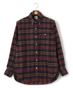 J.PRESS MEN マルチチェックコットンネルシャツ