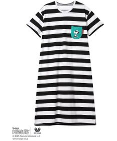 WACOAL ワコール_リラックス＆スリープ ネグリジェ 4分袖 綿100%(本体) PEANUTS スヌーピー ロング丈(ふくらはぎ付近) レディース FNT156 /ワコール