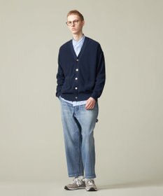 J.PRESS YORK STREET 【UNISEX】Vネックコットン カーディガン