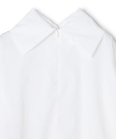 BEIGE， 【洗える】PERRY / コットンロールカラープルオーバーブラウス