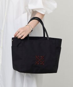 russet 【モノグラム刺繍】コーデュラナイロントートバッグ（CE-1776）