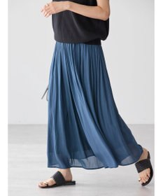 AMERICAN HOLIC エアリーギャザーガウチョパンツ【裏地：接触冷感】