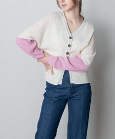 TRICOTE リブカーディガン