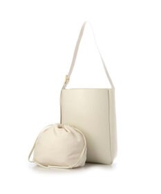 UNBILLION カシュカシュ cachecache / アシンメトリーバックル付きホーボーバッグ