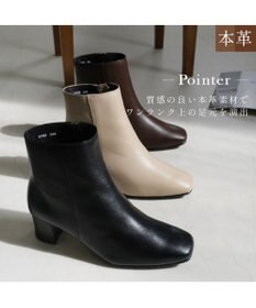 Pointer 【石岡真実さん着用】本革ショートブーツ
