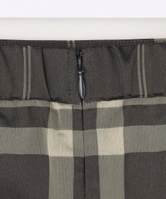 J.PRESS LADIES S ブロックチェックジャガード フレア スカート