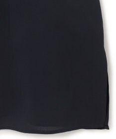 ICB L 【接触冷感・UVケア・速乾・洗える】BackSatinAmunzen  5分袖スカーフタイブラウス