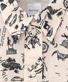 Paul Smith Travel Stories プリント シャツ