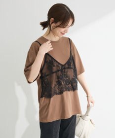 Green Parks レースビスチェドッキングチュニック