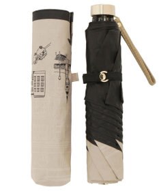 MOONBAT DAKS(ダックス) 晴雨兼用日傘 折りたたみ傘 街並み フワクール生地使用