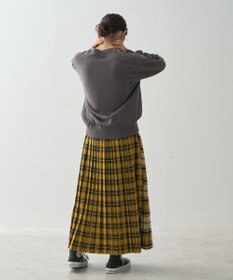 AMERICAN HOLIC シャギーチェックプリーツスカート