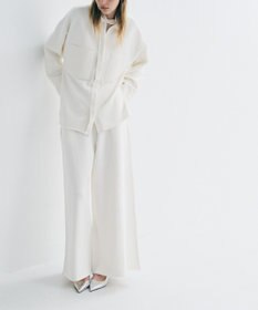 uncrave スウェットライクニット CPOシャツ