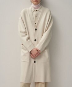 ATON MERINO COLLEGE KNIT | オーバーサイズカーディガン