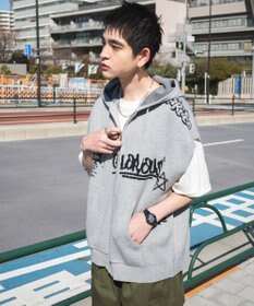 WEGO 【ユニセックス着用ITEM/MLサイズ展開】ジャガードノースリジップパーカー