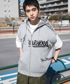 WEGO 【ユニセックス着用ITEM/MLサイズ展開】ジャガードノースリジップパーカー