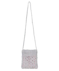 Green Parks ・ＱＵＯＮ　マクラメメタルミニショルダー