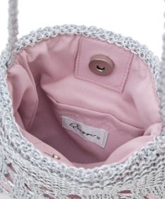 Green Parks ・ＱＵＯＮ　マクラメメタルミニショルダー