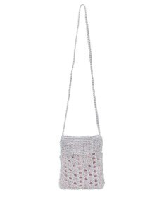 Green Parks ・ＱＵＯＮ　マクラメメタルミニショルダー