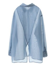 earth music&ecology バックスリットシアーシャツ