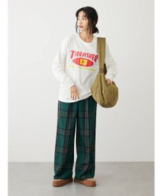 CRAFT STANDARD BOUTIQUE センタープレスチェックパンツ