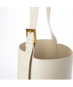 UNBILLION カシュカシュ cachecache / アシンメトリーバックル付きホーボーバッグ