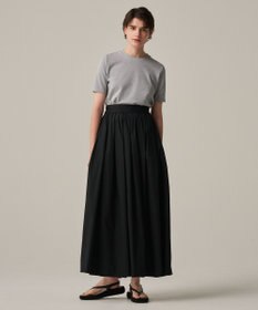 uncrave コットンミラノ ショート丈 Tシャツ（uncrave WHITE）