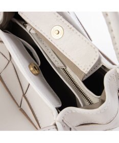 UNBILLION ピークスピーク PEAKSPEAK / 牛革パッチワーク・フラップトートS