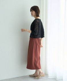 YECCA VECCA 【2点SET】インナーセットレース柄カーディガン