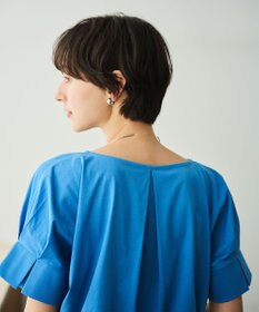 #Newans 【乾燥機可能/接触冷感】タックスリーブカットソー