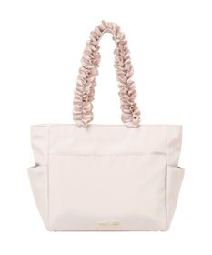 Maison de FLEUR 撥水加工フリルハンドルトートバッグ